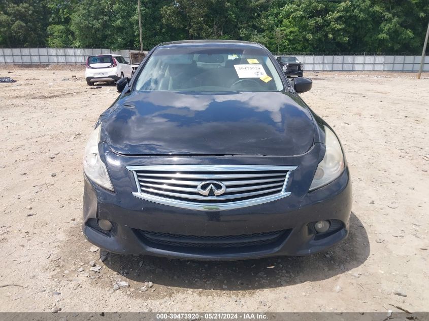 2012 Infiniti G25 Journey VIN: JN1DV6AP6CM811092 Lot: 39473920