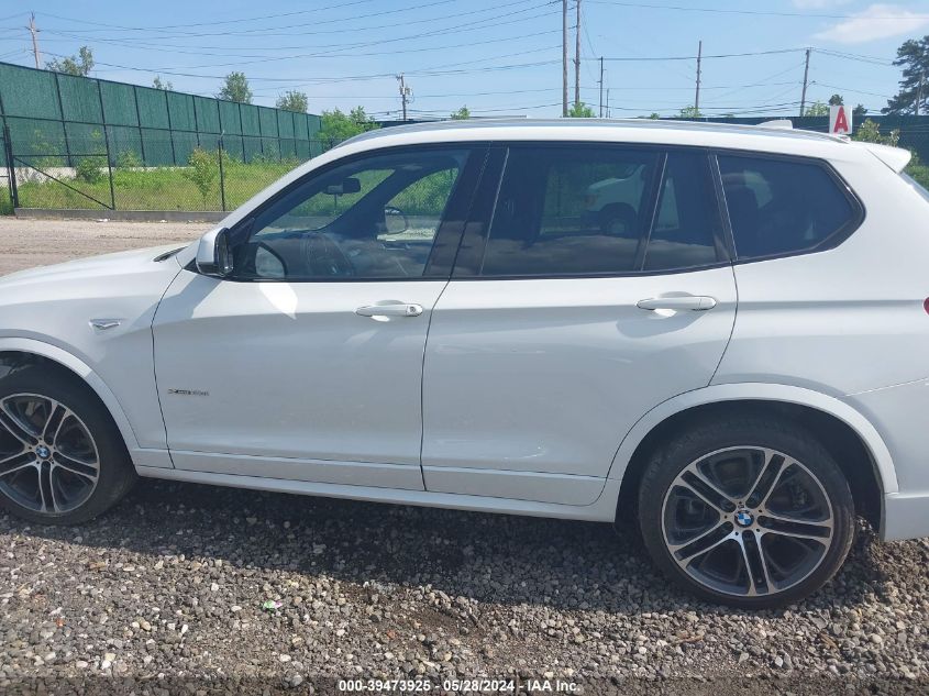 2017 BMW X3 xDrive28I VIN: 5UXWX9C59H0T00549 Lot: 39473925