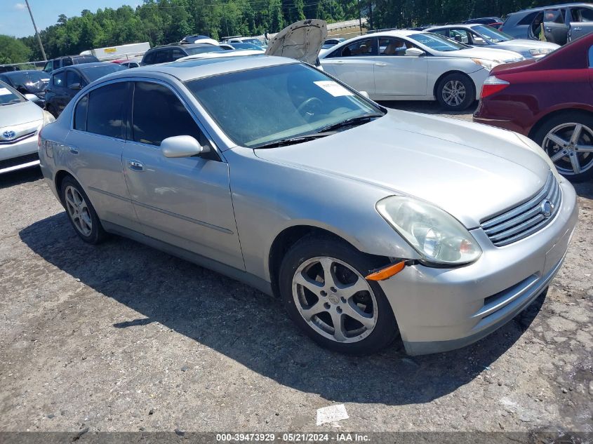 2003 Infiniti G35 Luxury VIN: JNKCV51E23M003130 Lot: 39473929