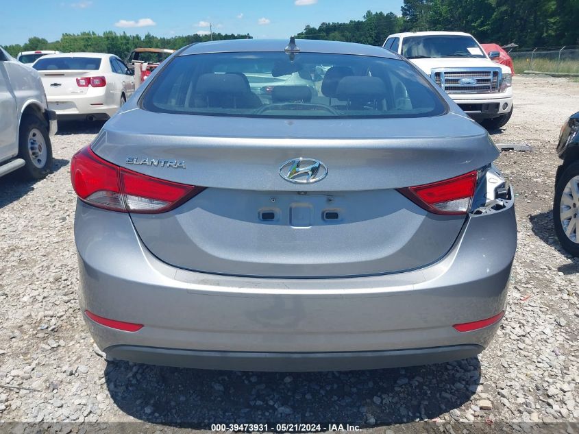 2015 Hyundai Elantra Se VIN: KMHDH4AE7FU298118 Lot: 39473931