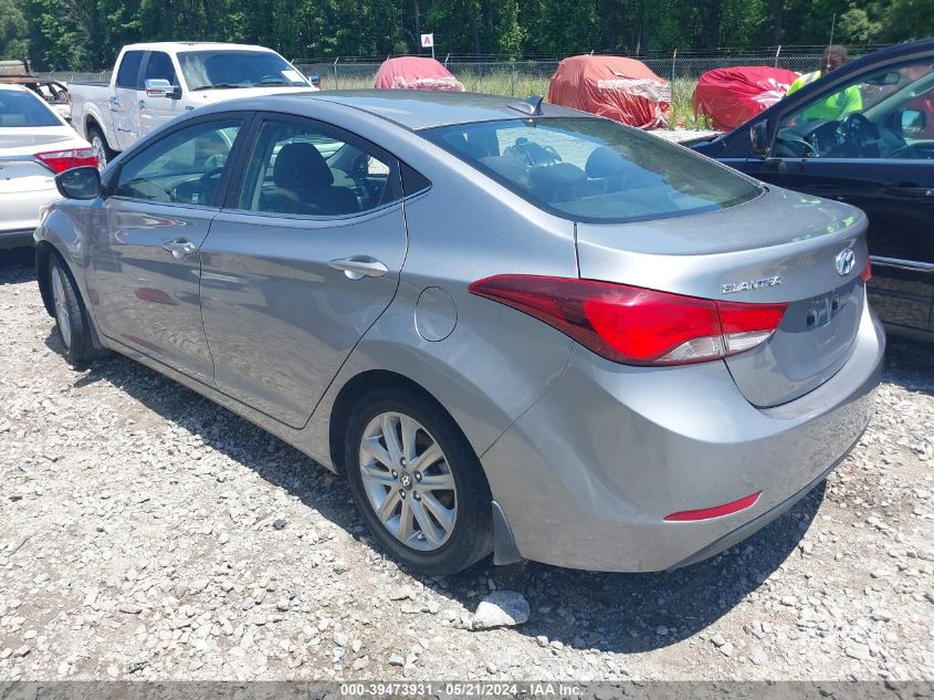 2015 Hyundai Elantra Se VIN: KMHDH4AE7FU298118 Lot: 39473931