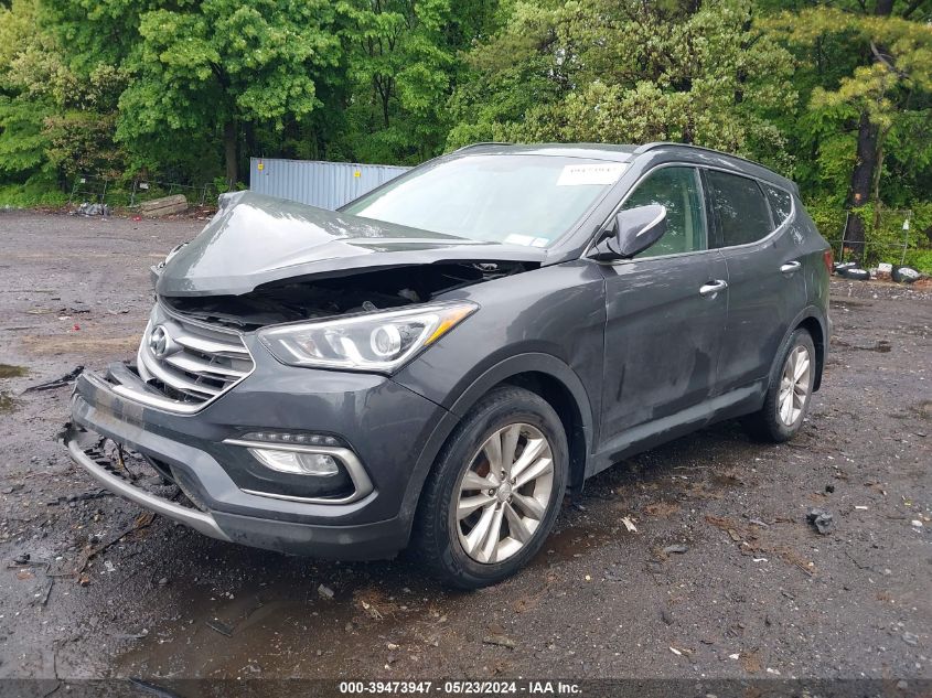 2018 Hyundai Santa Fe Sport 2.0T VIN: 5XYZUDLA2JG520557 Lot: 39473947