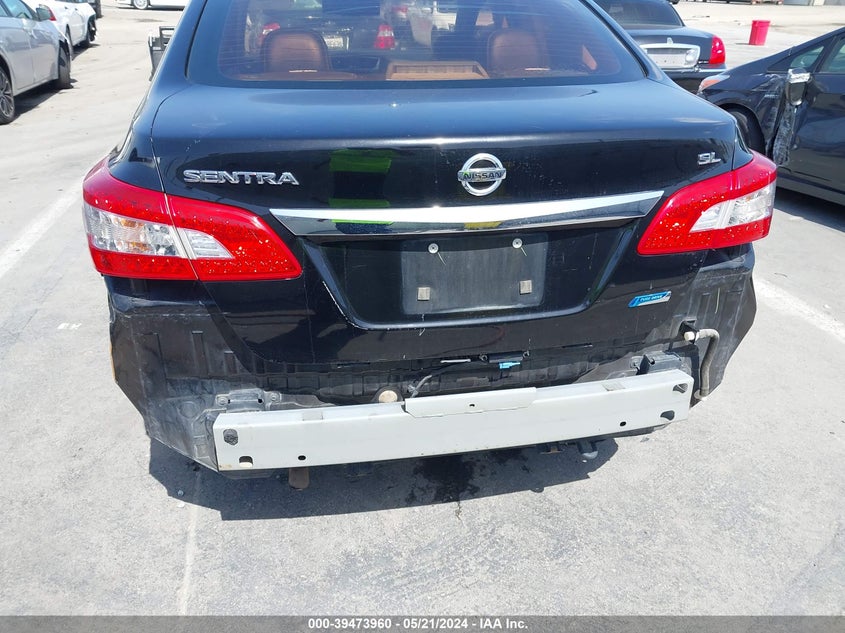 2014 Nissan Sentra Sl VIN: 3N1AB7AP5EY208491 Lot: 39473960