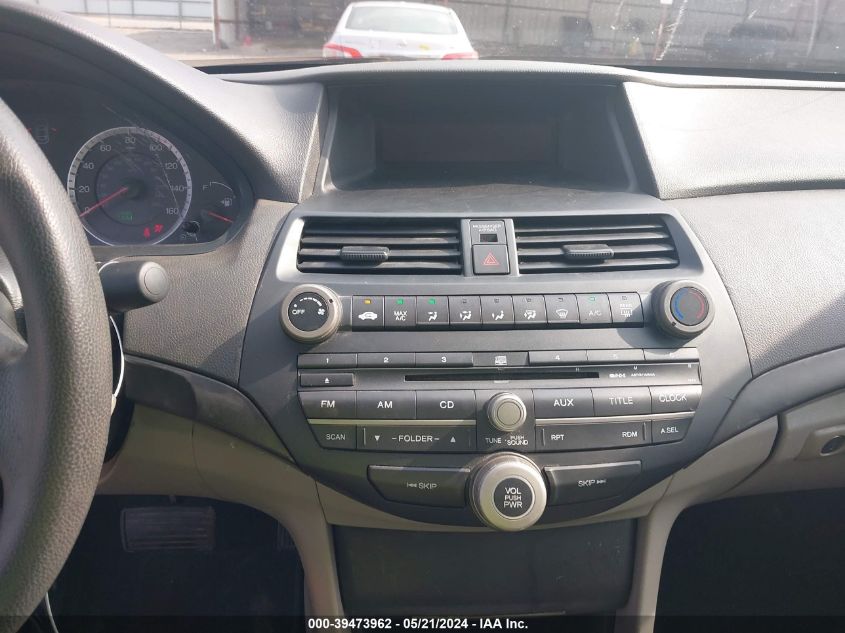 2009 Honda Accord 2.4 Lx VIN: 1HGCP26339A188639 Lot: 39473962