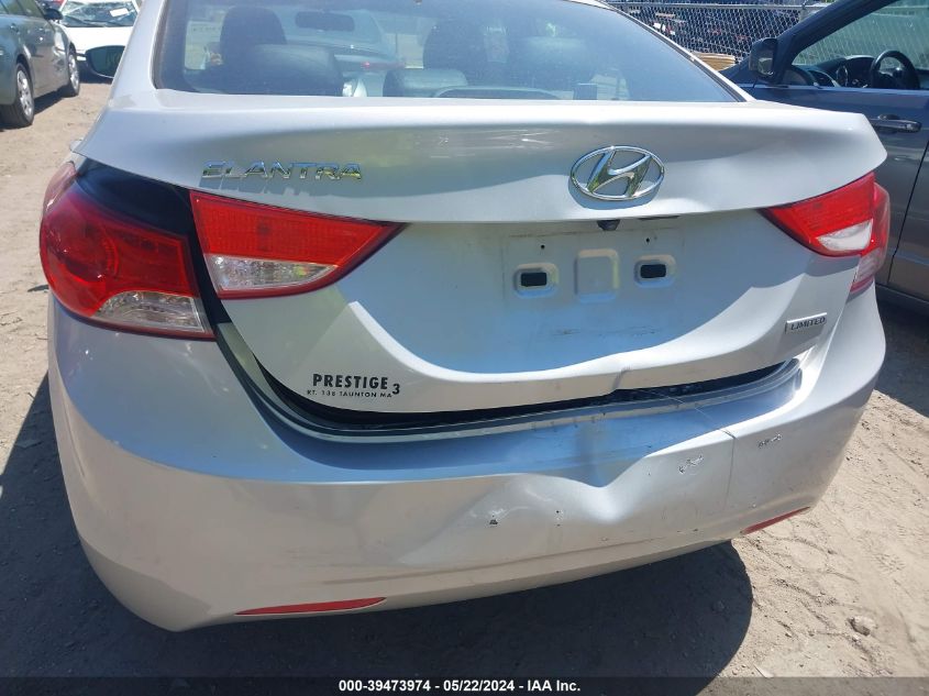 2013 Hyundai Elantra Limited VIN: KMHDH4AE8DU781002 Lot: 39473974