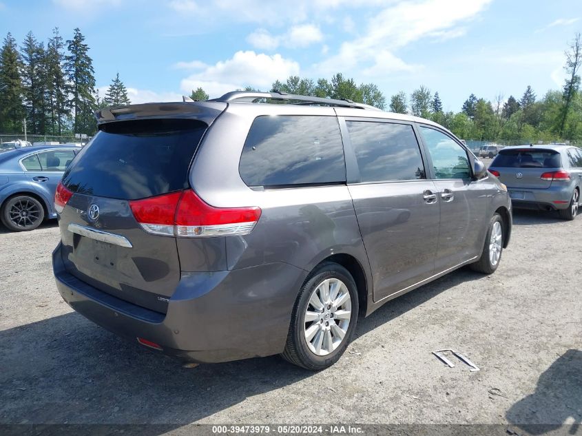 2011 Toyota Sienna Limited V6 VIN: 5TDYK3DC5BS140242 Lot: 39473979