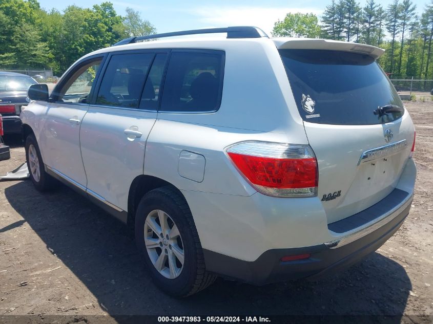 2012 Toyota Highlander Se V6 VIN: 5TDBK3EH0CS109563 Lot: 39473983