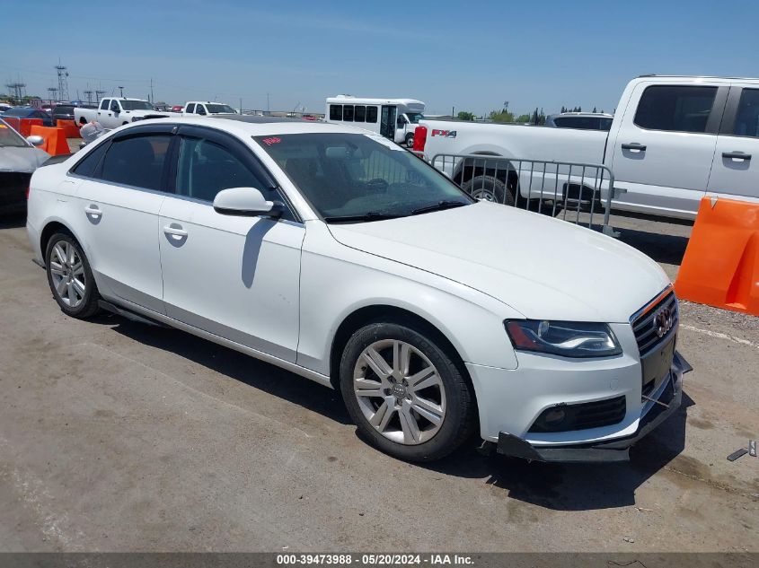 2012 Audi A4 2.0T Premium VIN: WAUBFAFL2CN004571 Lot: 39473988