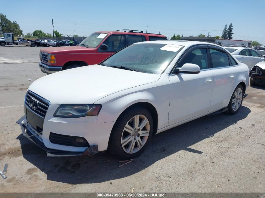 2012 Audi A4 2.0T Premium VIN: WAUBFAFL2CN004571 Lot: 39473988