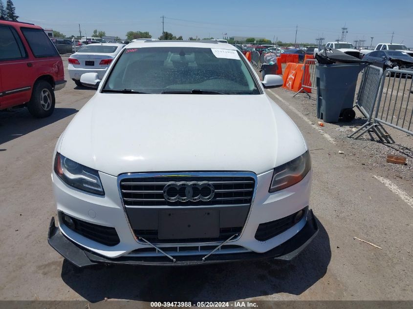 2012 Audi A4 2.0T Premium VIN: WAUBFAFL2CN004571 Lot: 39473988