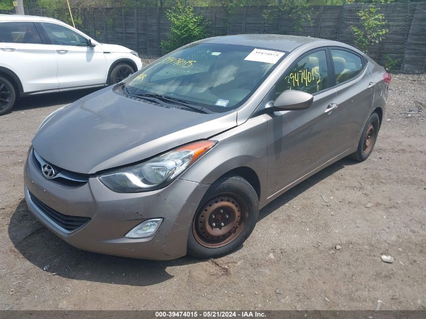 2012 Hyundai Elantra Gls VIN: 5NPDH4AE6CH095702 Lot: 39474015