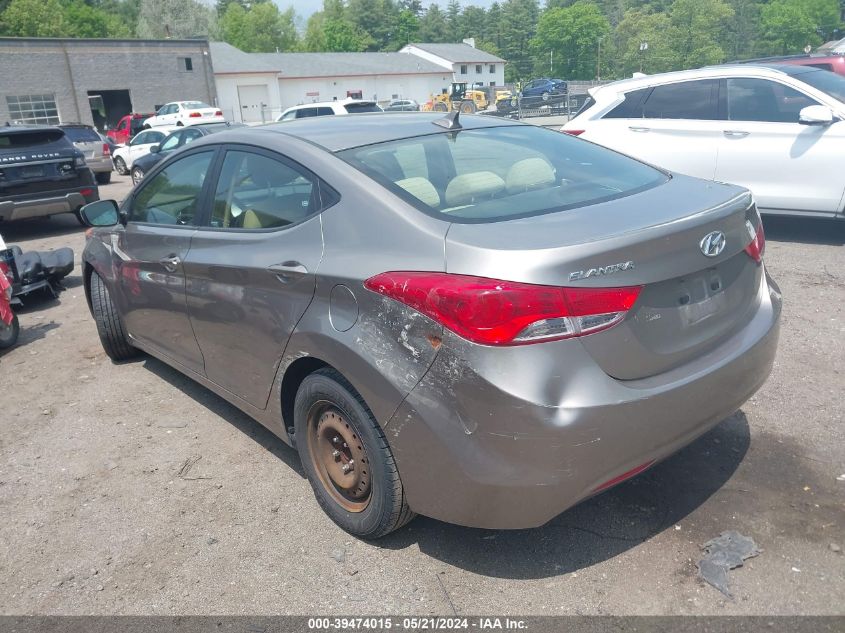 2012 Hyundai Elantra Gls VIN: 5NPDH4AE6CH095702 Lot: 39474015