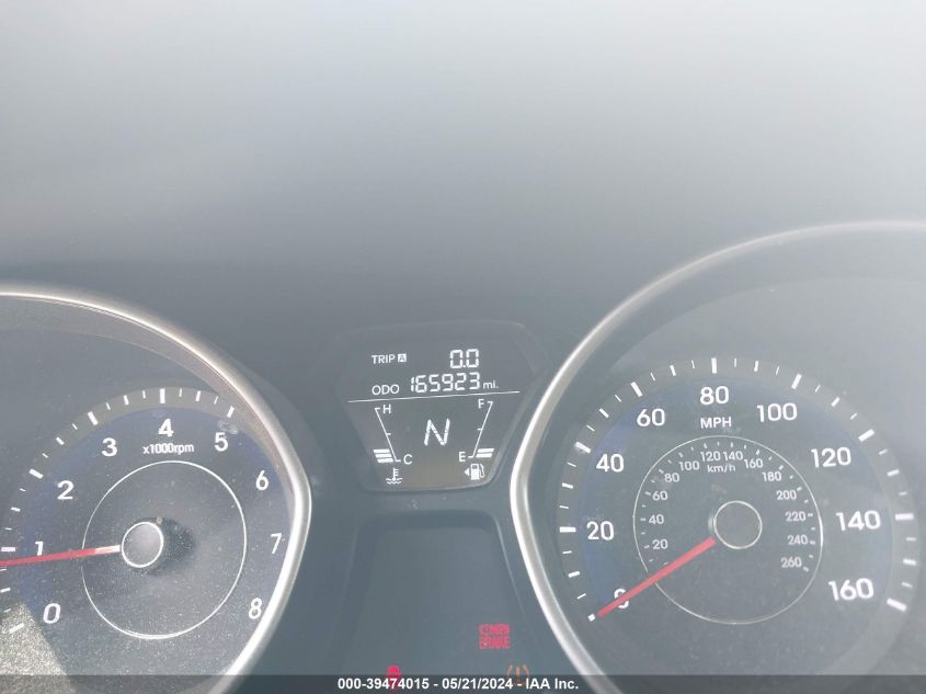 2012 Hyundai Elantra Gls VIN: 5NPDH4AE6CH095702 Lot: 39474015