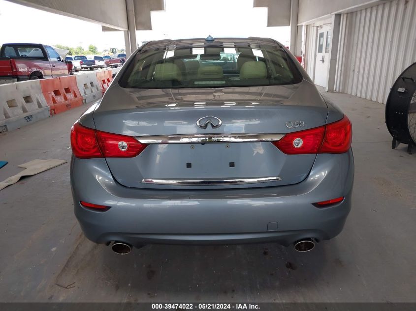 2014 Infiniti Q50 Premium/Sport VIN: JN1BV7AP1EM670089 Lot: 39474022