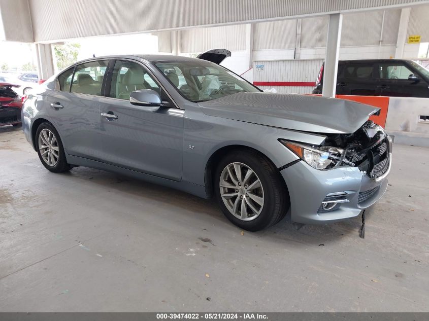 2014 Infiniti Q50 Premium/Sport VIN: JN1BV7AP1EM670089 Lot: 39474022