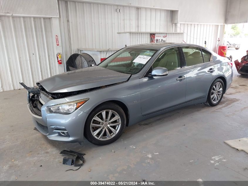 2014 Infiniti Q50 Premium/Sport VIN: JN1BV7AP1EM670089 Lot: 39474022