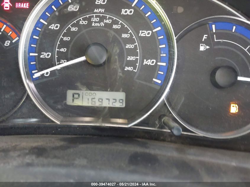 2010 Subaru Forester 2.5X Premium VIN: JF2SH6CC1AH800515 Lot: 39474027