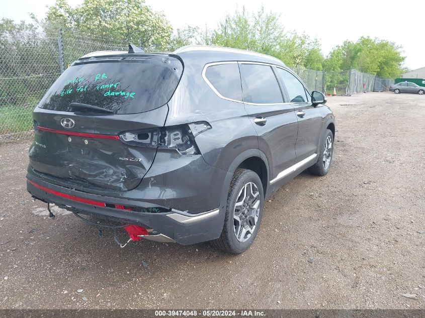 2021 Hyundai Santa Fe Limited VIN: 5NMS4DAL6MH344161 Lot: 39474048