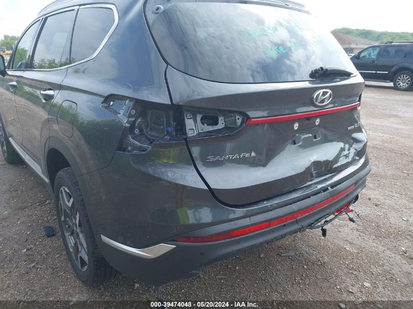 2021 Hyundai Santa Fe Limited VIN: 5NMS4DAL6MH344161 Lot: 39474048