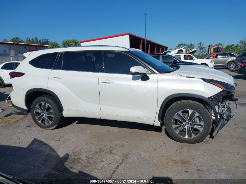 2021 Toyota Highlander Xle VIN: 5TDGZRAH7MS534032 Lot: 39474057