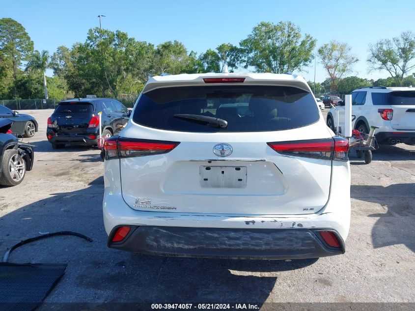 2021 Toyota Highlander Xle VIN: 5TDGZRAH7MS534032 Lot: 39474057