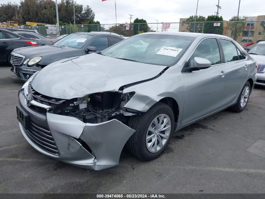 2016 Toyota Camry Le VIN: 4T4BF1FK3GR581634 Lot: 39474065