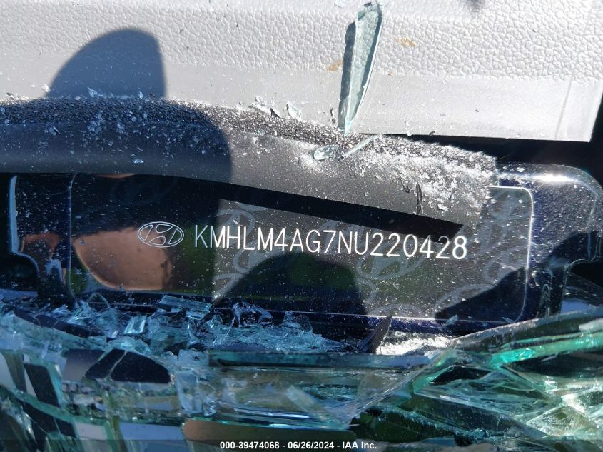 2022 Hyundai Elantra Sel VIN: KMHLM4AG7NU220428 Lot: 39474068