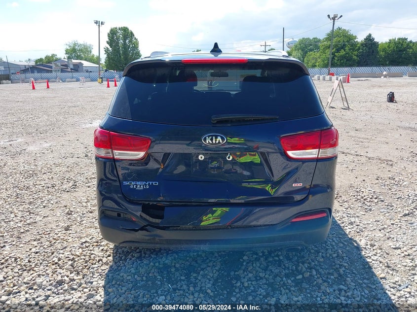 2018 Kia Sorento 2.4L Lx VIN: 5XYPGDA36JG429455 Lot: 39474080