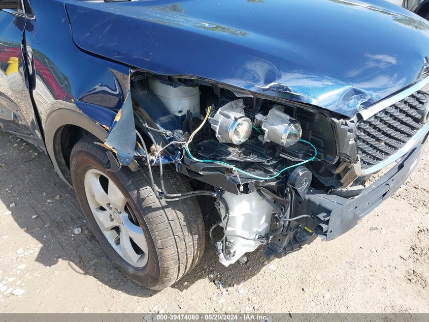 2018 Kia Sorento 2.4L Lx VIN: 5XYPGDA36JG429455 Lot: 39474080