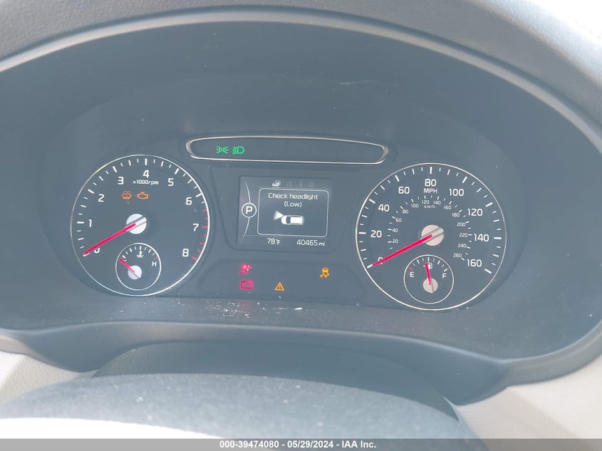 2018 Kia Sorento 2.4L Lx VIN: 5XYPGDA36JG429455 Lot: 39474080