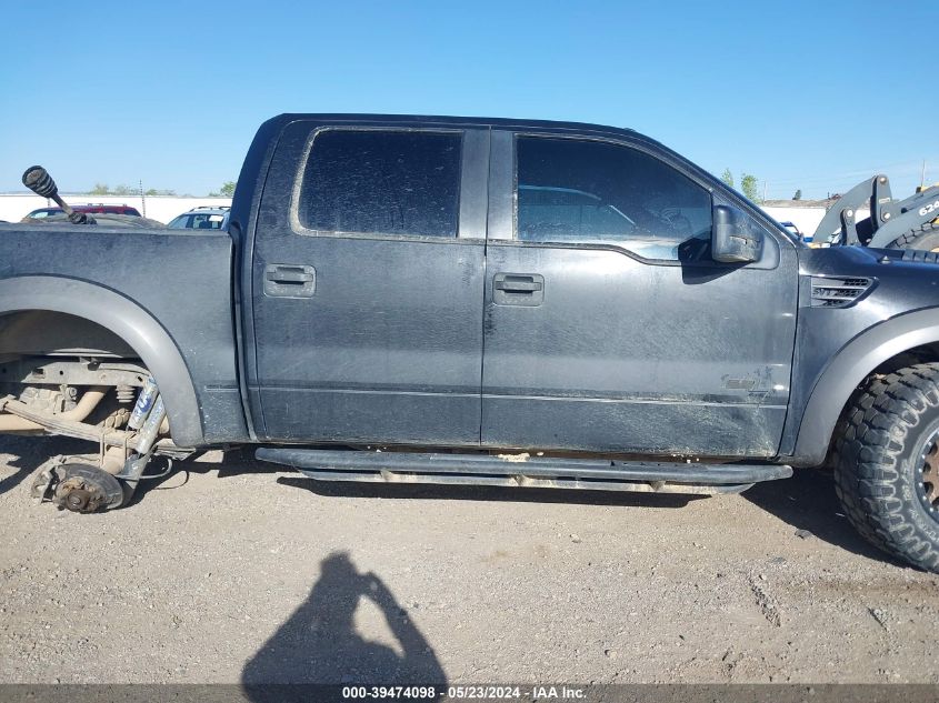 2012 Ford F-150 Svt Raptor VIN: 1FTFW1R64CFA43490 Lot: 39474098