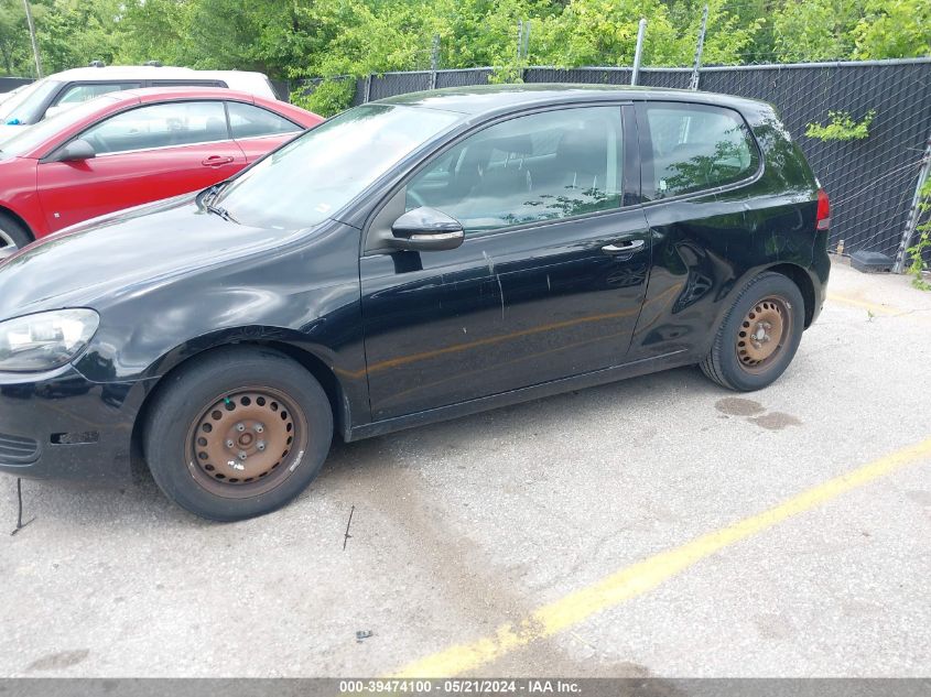 2010 Volkswagen Golf 2-Door VIN: WVWBA7AJ0AW283259 Lot: 39474100