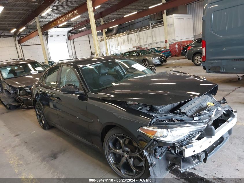 2018 Alfa Romeo Giulia Ti Sport Rwd VIN: ZARFAECN6J7589159 Lot: 39474110