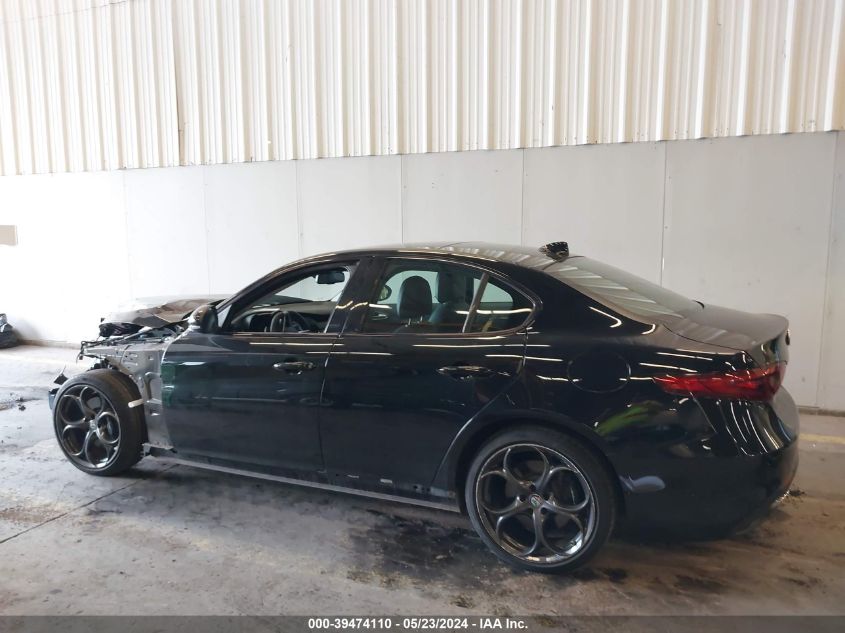 2018 Alfa Romeo Giulia Ti Sport Rwd VIN: ZARFAECN6J7589159 Lot: 39474110