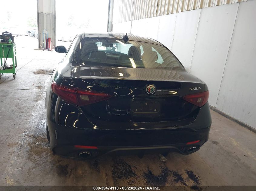 2018 Alfa Romeo Giulia Ti Sport Rwd VIN: ZARFAECN6J7589159 Lot: 39474110