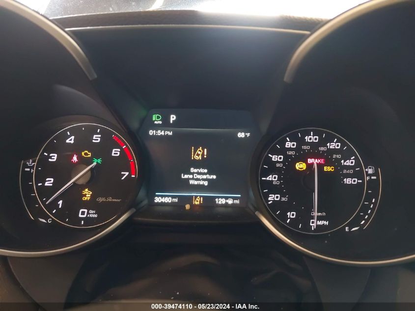 2018 Alfa Romeo Giulia Ti Sport Rwd VIN: ZARFAECN6J7589159 Lot: 39474110