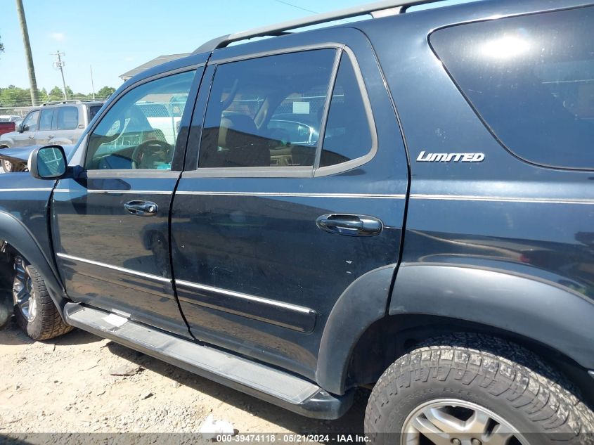 2004 Toyota Sequoia Limited V8 VIN: 5TDBT48A54S206017 Lot: 39474118