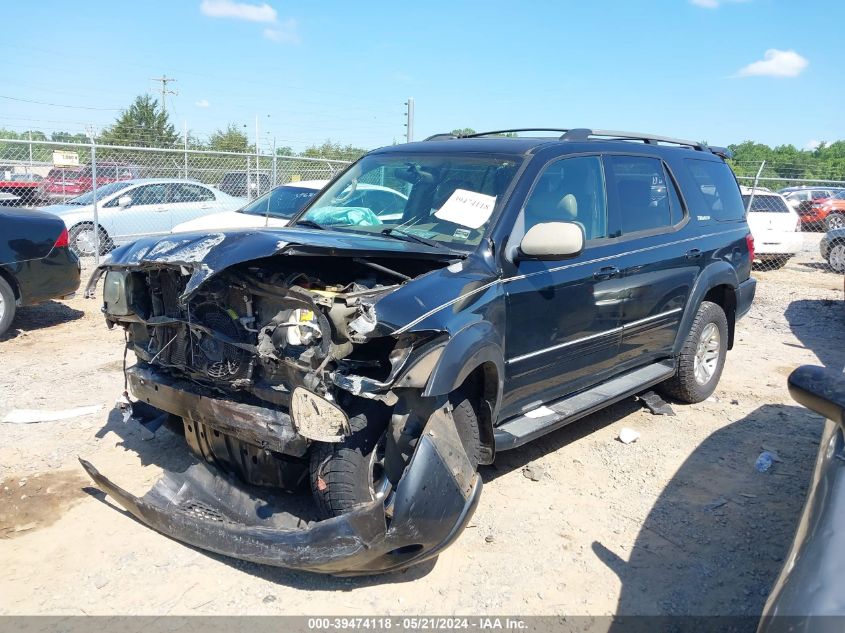 2004 Toyota Sequoia Limited V8 VIN: 5TDBT48A54S206017 Lot: 39474118