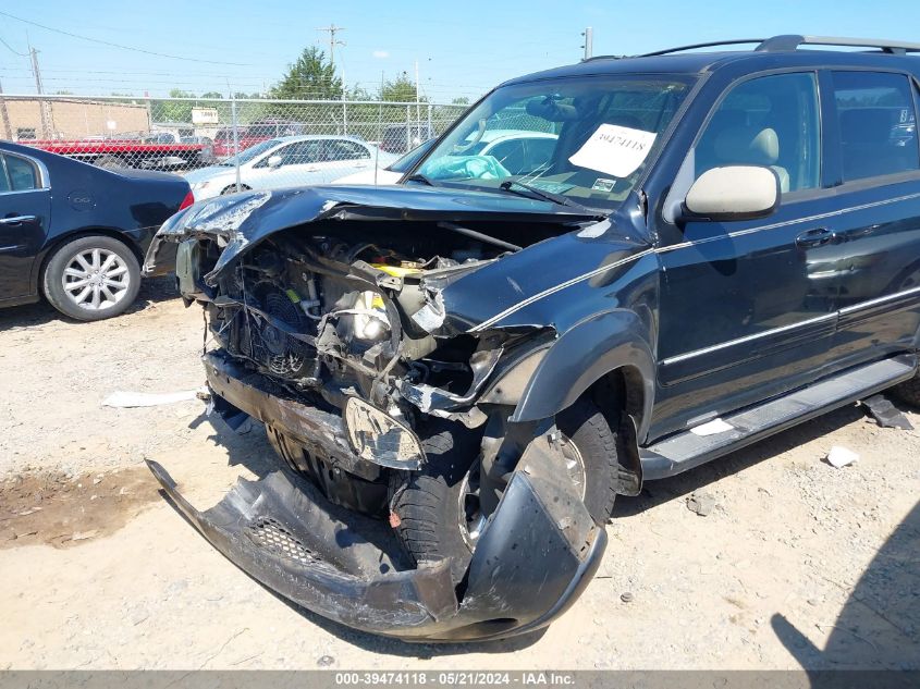 2004 Toyota Sequoia Limited V8 VIN: 5TDBT48A54S206017 Lot: 39474118