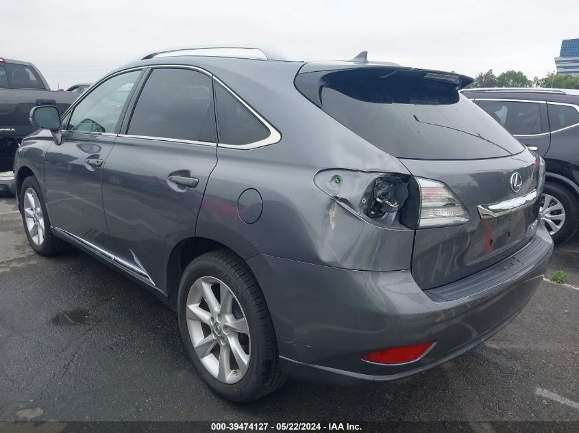 2012 Lexus Rx 350 VIN: JTJZK1BA8C2005966 Lot: 39474127