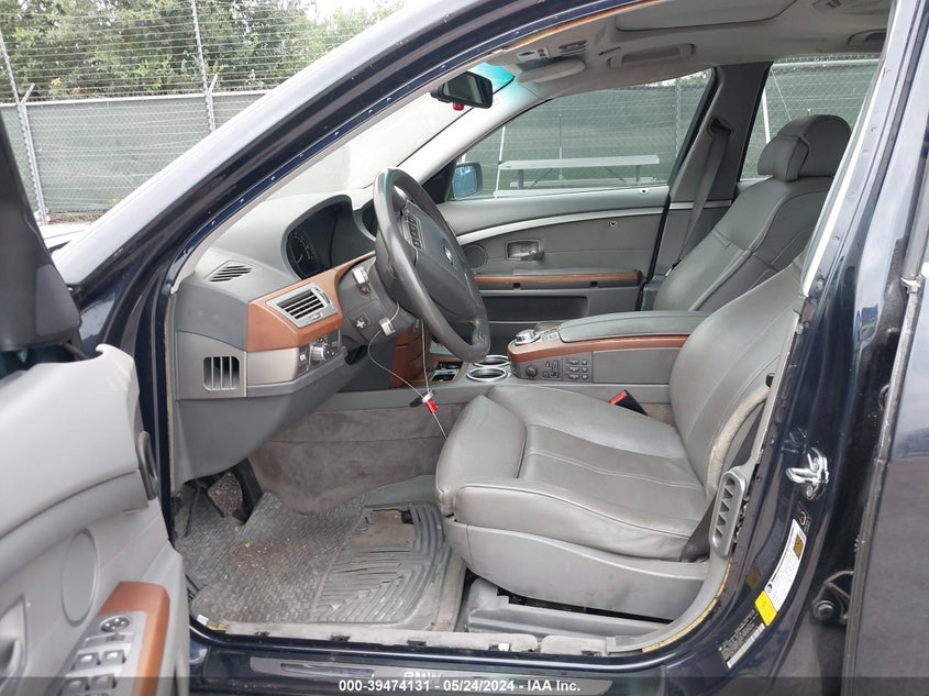 2006 BMW 750I VIN: WBAHL83516DT03576 Lot: 39474131