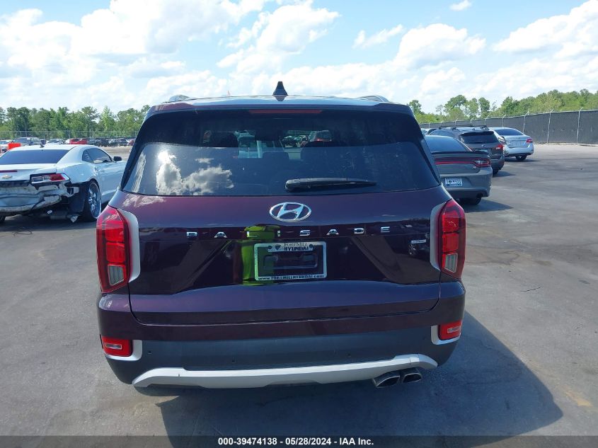 2021 Hyundai Palisade Sel VIN: KM8R4DHE1MU249243 Lot: 39474138