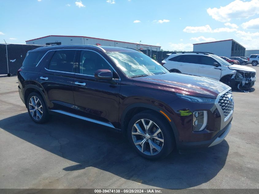 2021 Hyundai Palisade Sel VIN: KM8R4DHE1MU249243 Lot: 39474138