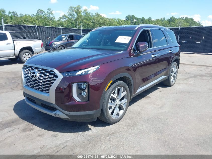 2021 Hyundai Palisade Sel VIN: KM8R4DHE1MU249243 Lot: 39474138