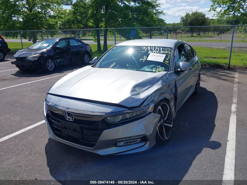 2019 Honda Accord Sport VIN: 1HGCV1F34KA091391 Lot: 39474145