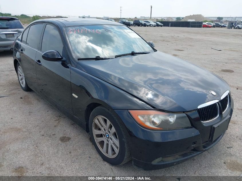 2007 BMW 328I VIN: WBAVA37507NL13808 Lot: 39474146