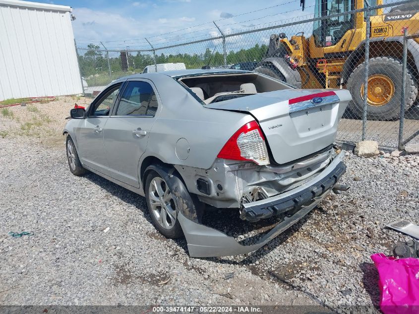 2012 Ford Fusion Se VIN: 3FAHP0HA8CR288517 Lot: 39474147