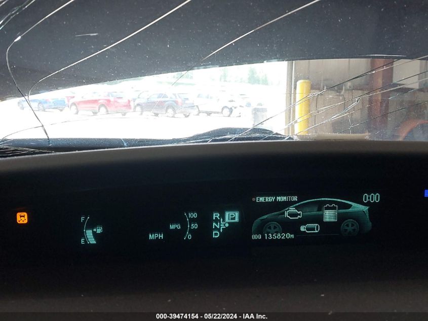 2013 Toyota Prius Three VIN: JTDKN3DU6D1647267 Lot: 39474154