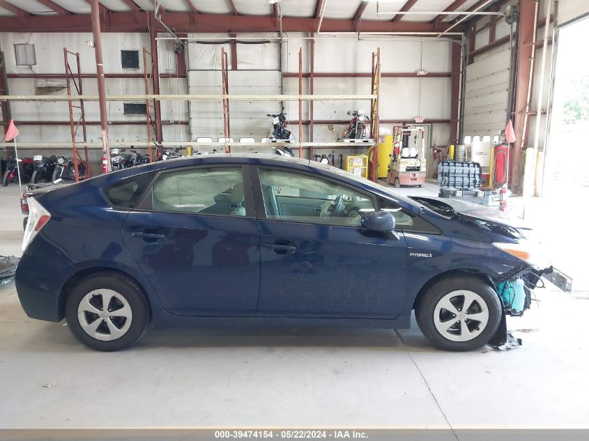 2013 Toyota Prius Three VIN: JTDKN3DU6D1647267 Lot: 39474154