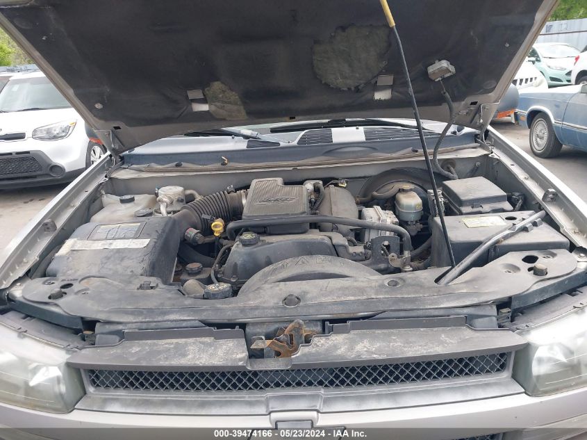 2002 Chevrolet Trailblazer Ltz VIN: 1GNDT13S022282957 Lot: 39474166